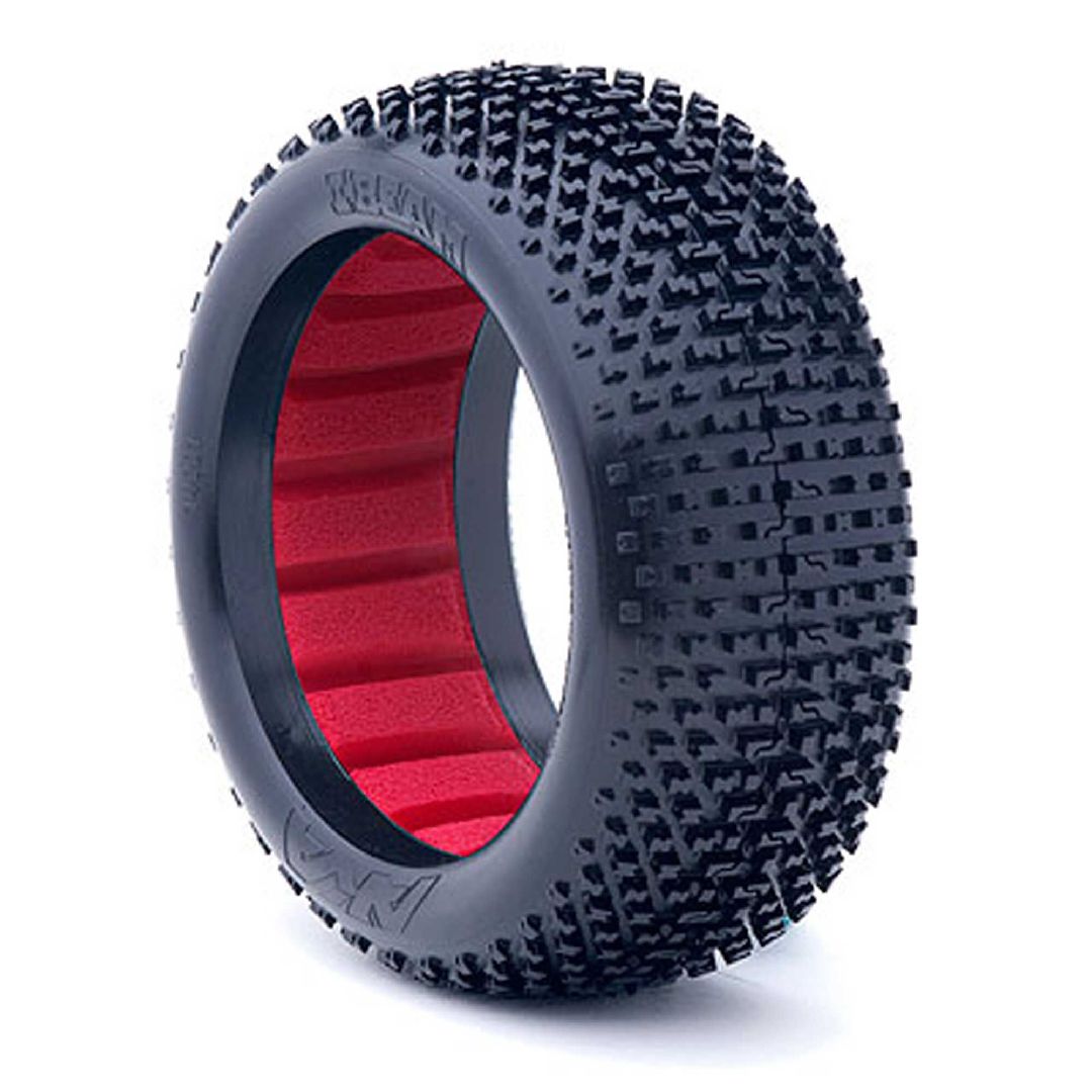 AKA Products 1/8 Buggy I-Beam Soft LW Tire w/ Red Insert (2) – image 3