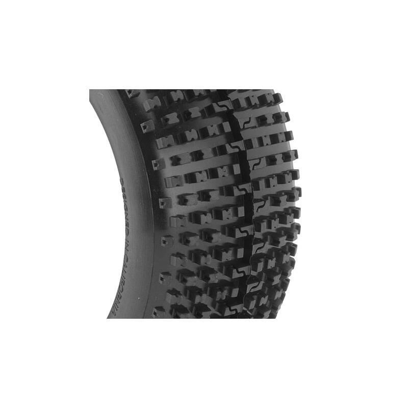 AKA Products 1/8 Buggy I-Beam Medium LW Tire w/ Red Insert (2) – image 3