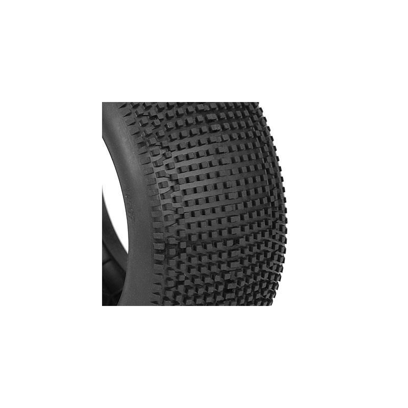 AKA Products 1/8 Truggy Evo Impact Med LW Tire w/ Red Insert(2) – image 2