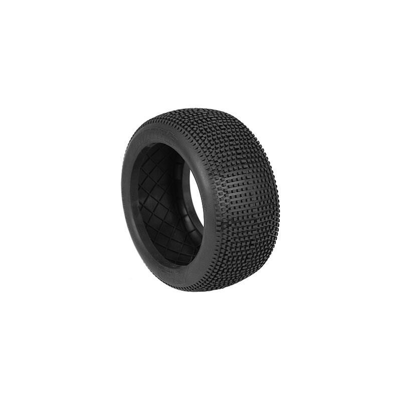 AKA Products 1/8 Truggy Evo Impact Med LW Tire w/ Red Insert(2) – image 3