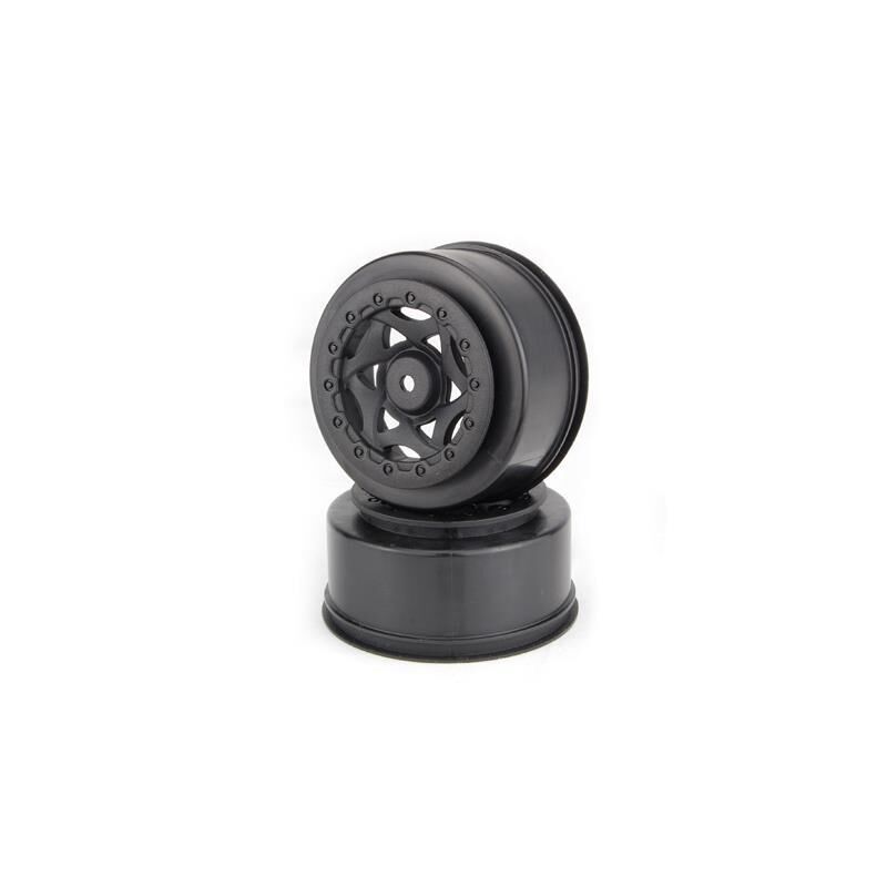 AKA Products 1/10 Cyclone SC Wheel, Black (2): SCTE4X4/SCT410 – image 2