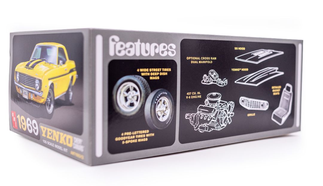 AMT 1969 Chevy Camaro (Yenko) 1/25 Model Kit (Level 2) – image 4