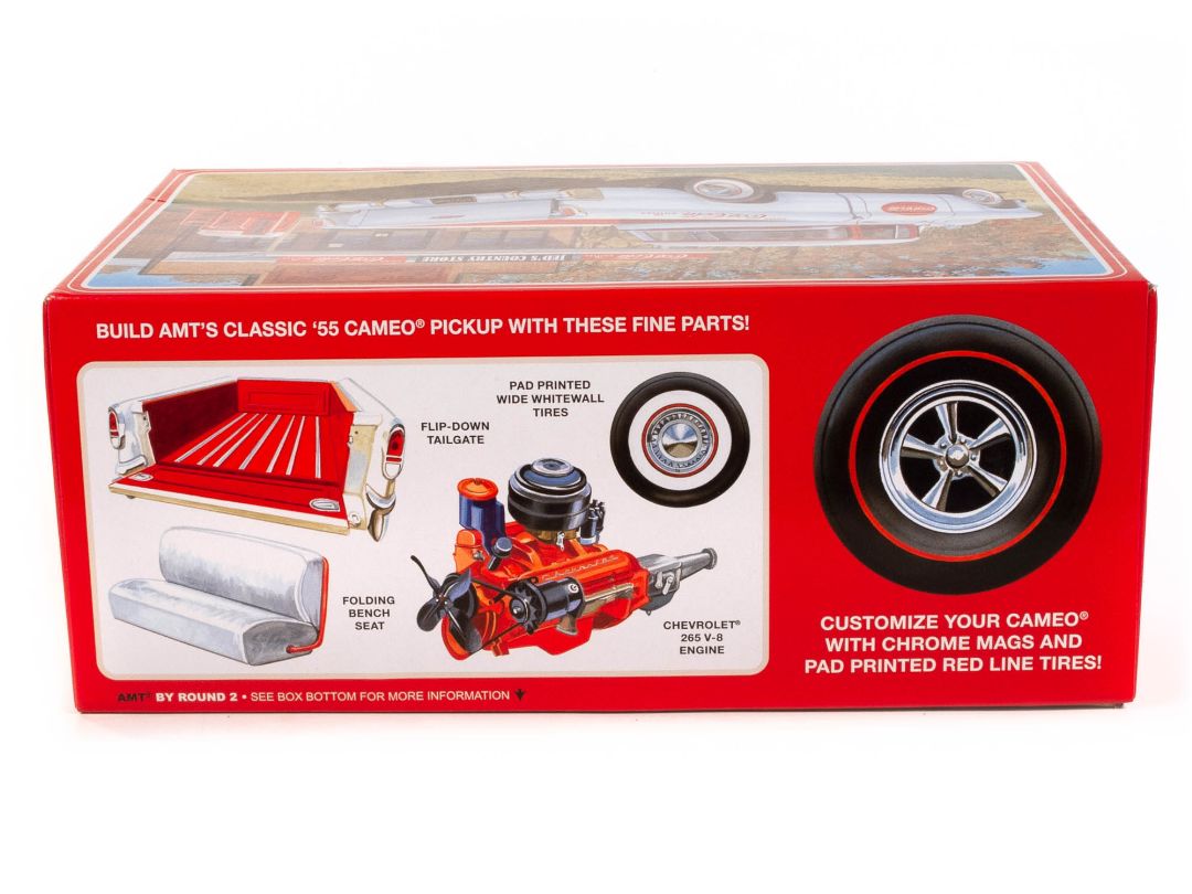 AMT 1955 Chevy Cameo Pickup (Coca-Cola) 1/25 Model Kit – image 3