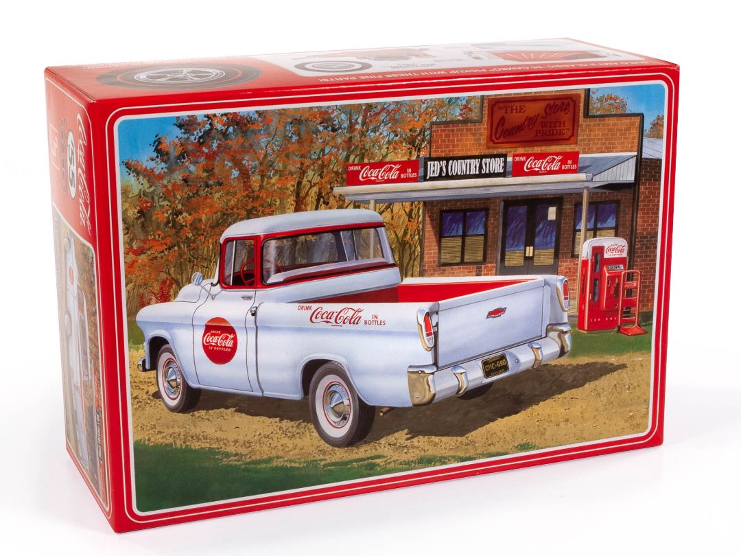 AMT 1955 Chevy Cameo Pickup (Coca-Cola) 1/25 Model Kit – image 5