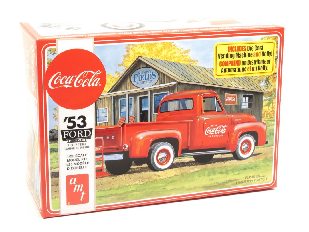 AMT 1953 Ford Pickup (Coca-Cola) 1/25 Model Kit (Level 3) – image 2