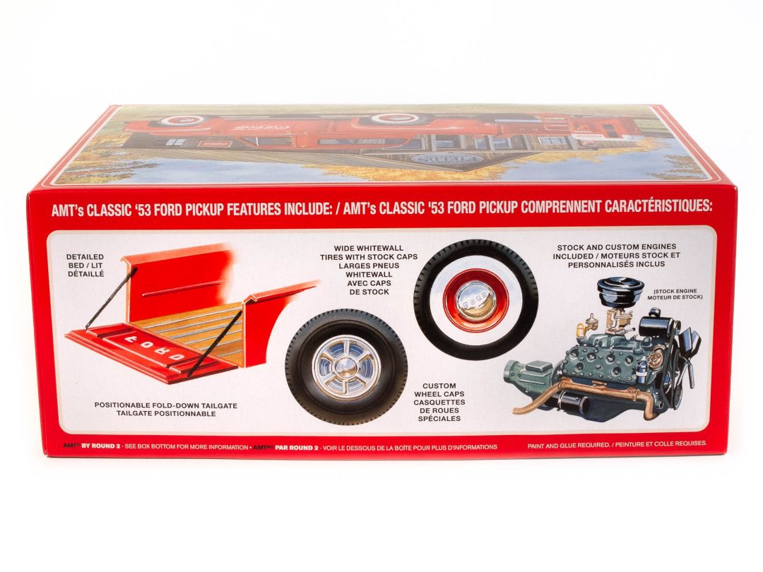 AMT 1953 Ford Pickup (Coca-Cola) 1/25 Model Kit (Level 3) – image 8