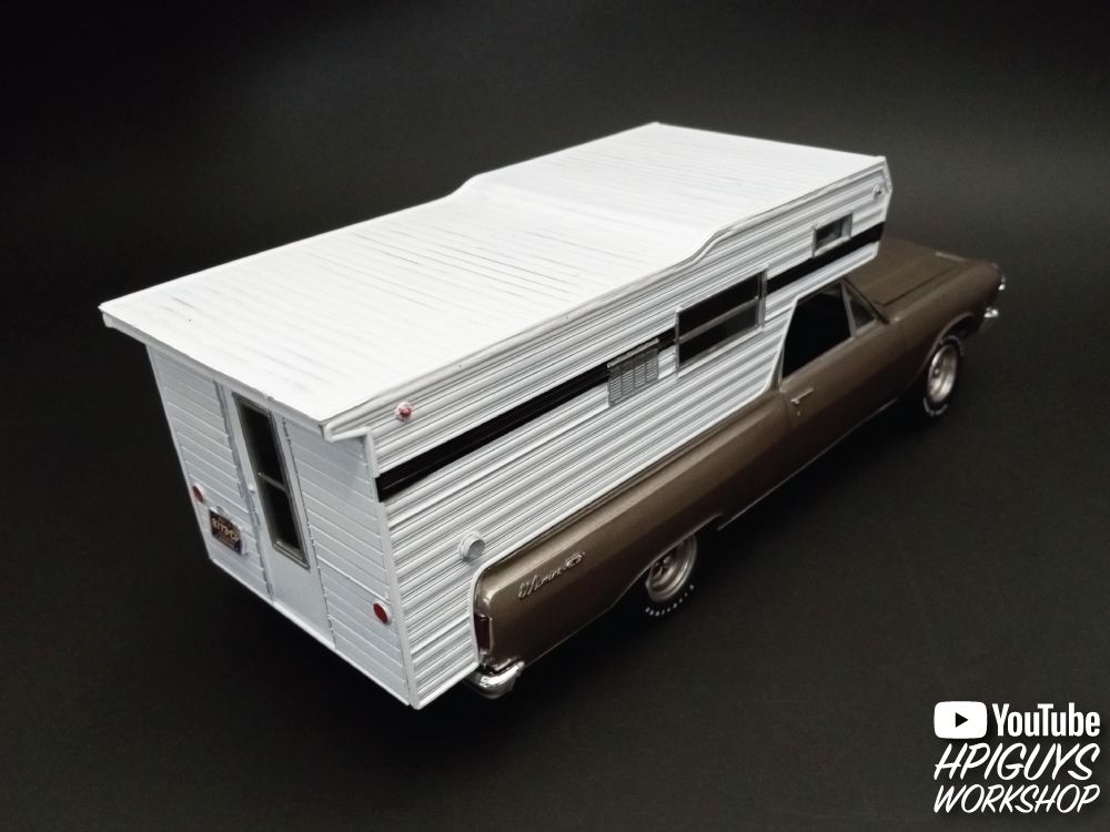 AMT 1/25 1965 Chevy El Camino w/Camper – image 10