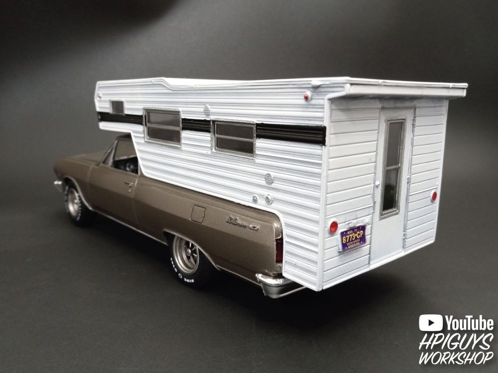 AMT 1/25 1965 Chevy El Camino w/Camper – image 11