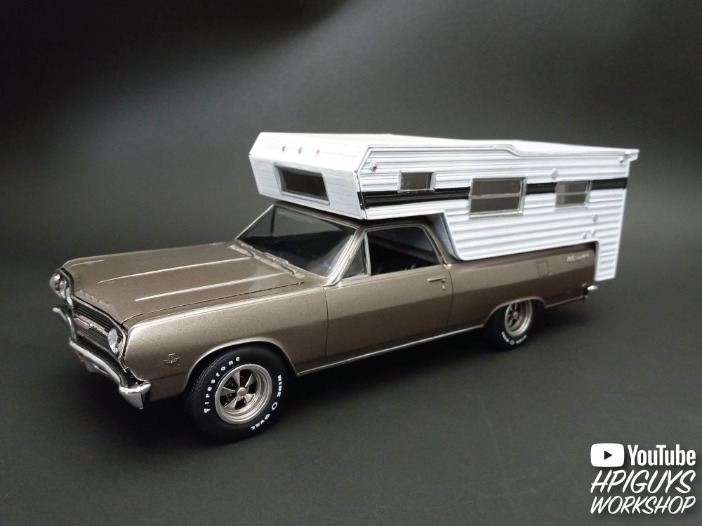 AMT 1/25 1965 Chevy El Camino w/Camper – image 14