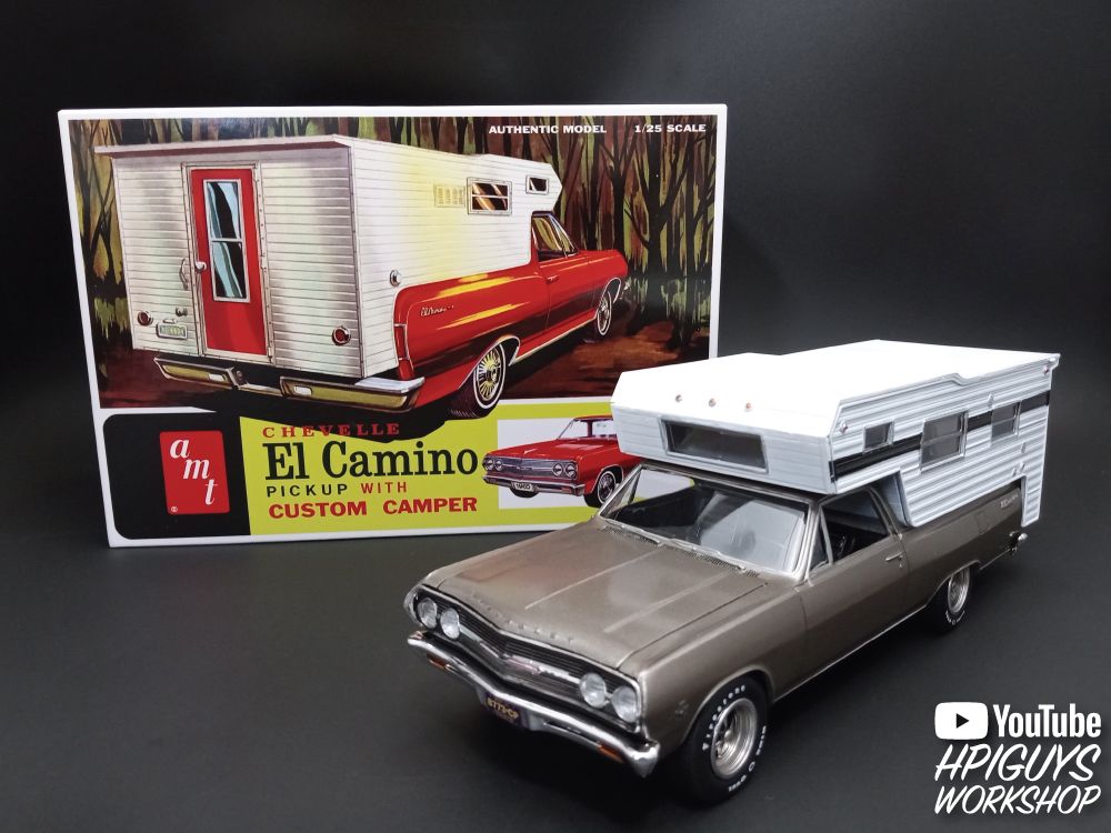 AMT 1/25 1965 Chevy El Camino w/Camper – image 15