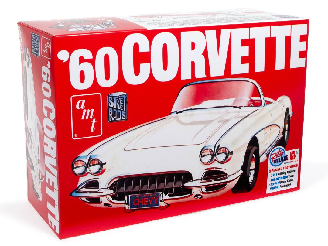 AMT 1/25 1960 Chevrolet Corvette Model Kit (Level 2) – image 4