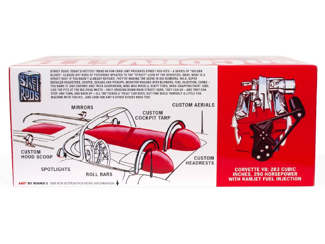 AMT 1/25 1960 Chevrolet Corvette Model Kit (Level 2) – image 5