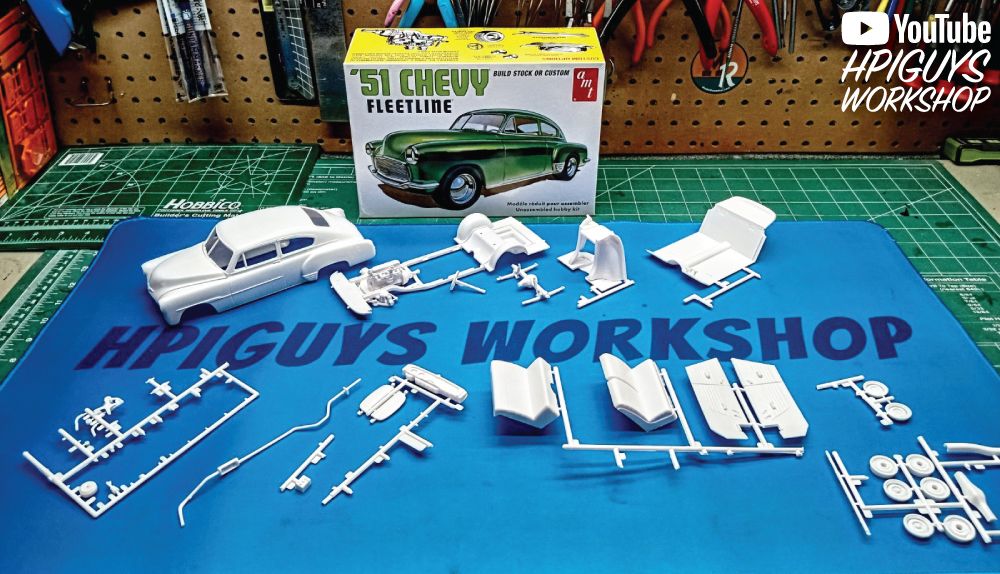 AMT 1/25 1951 Chevrolet Fleetline Model Kit (Level 2) – image 17
