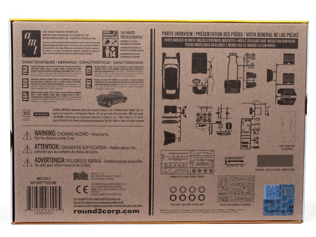 AMT 1/25 1951 Chevrolet Fleetline Model Kit (Level 2) – image 19