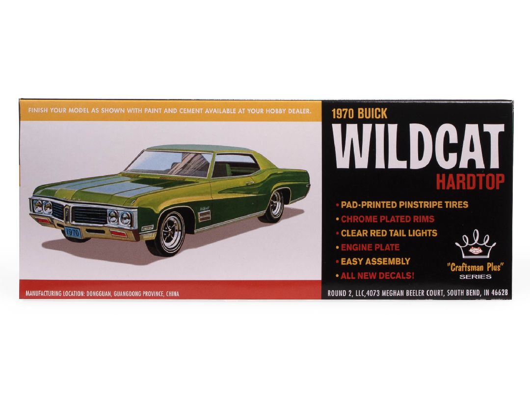 AMT 1/25 1970 Buick Wildcat Hardtop Model Kit (Level 2) – image 2