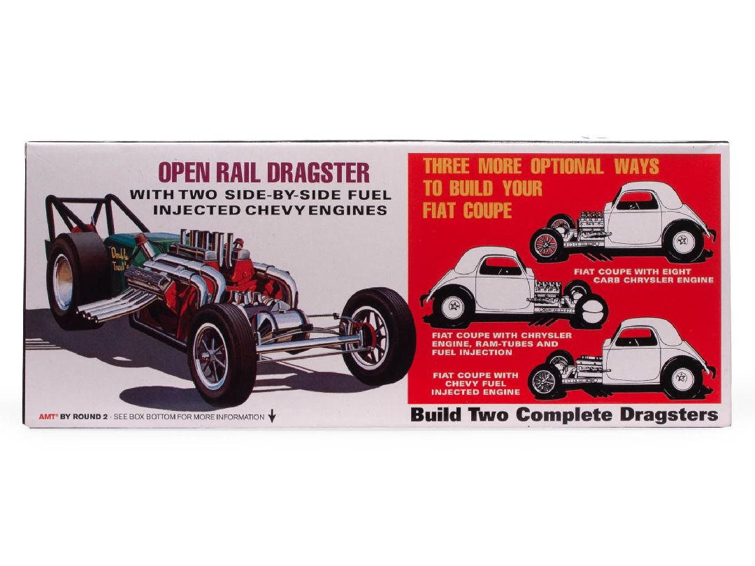 AMT 1/25 Fiat Double Dragster Model Kit (Level 2) – image 2