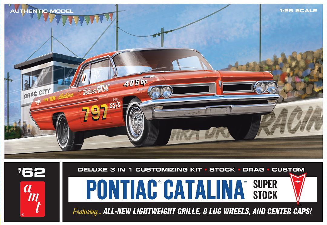 AMT 1/25 1962 Pontiac Catalina Super Stock – image 2