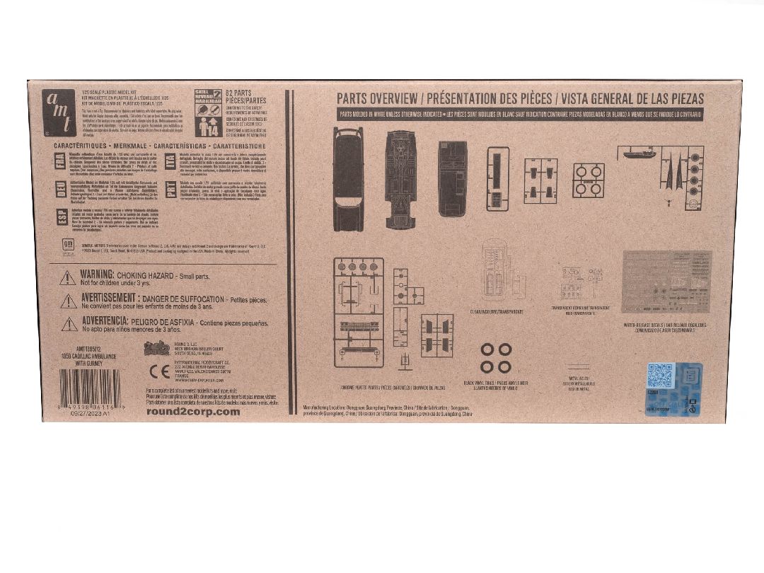 AMT 1/25 1959 Cadillac Ambulance With Gurney – image 10