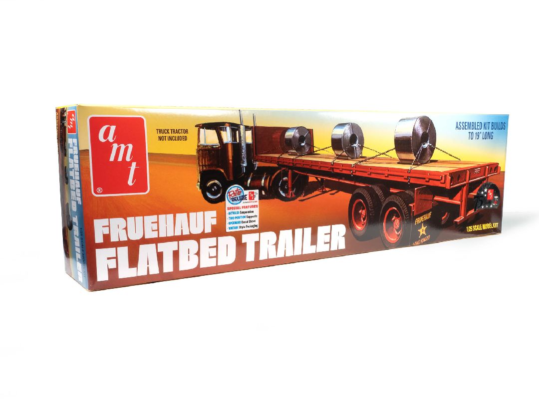 AMT 1/25 Fruehauf Flatbed Trailer – image 3