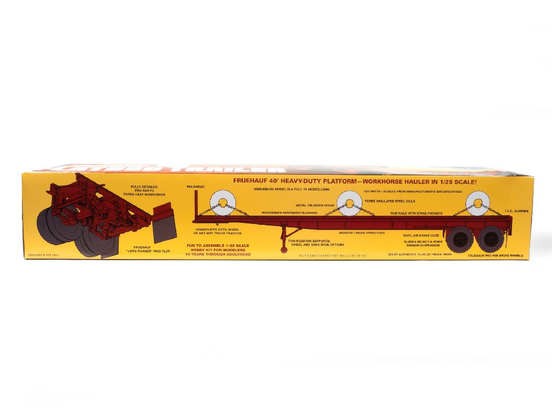 AMT 1/25 Fruehauf Flatbed Trailer – image 5