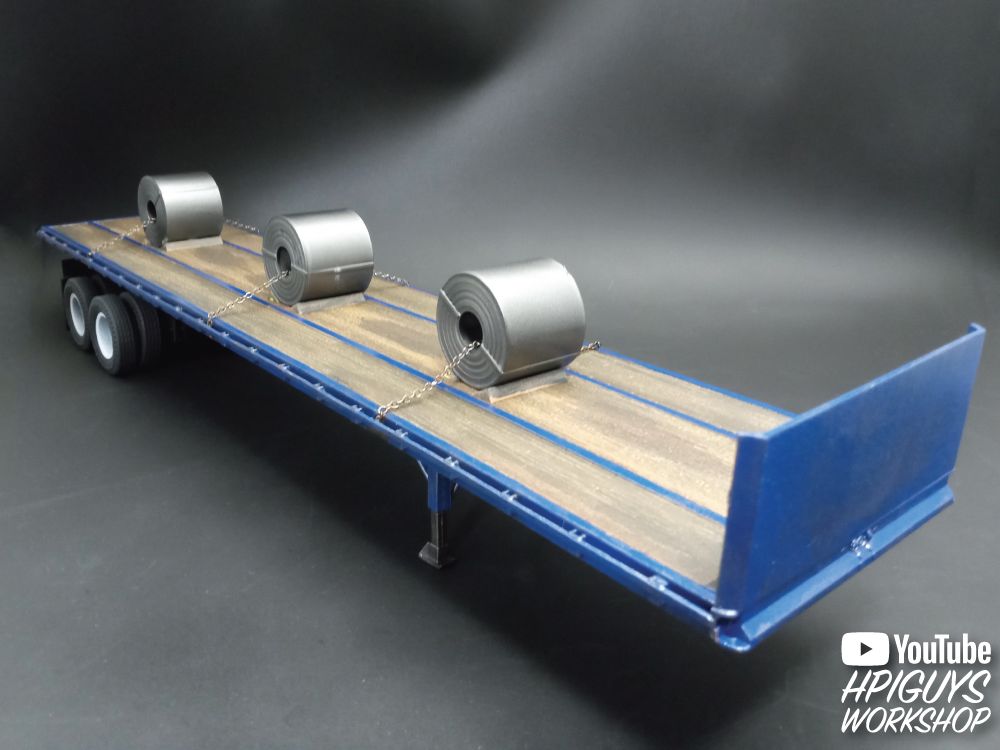 AMT 1/25 Fruehauf Flatbed Trailer – image 6