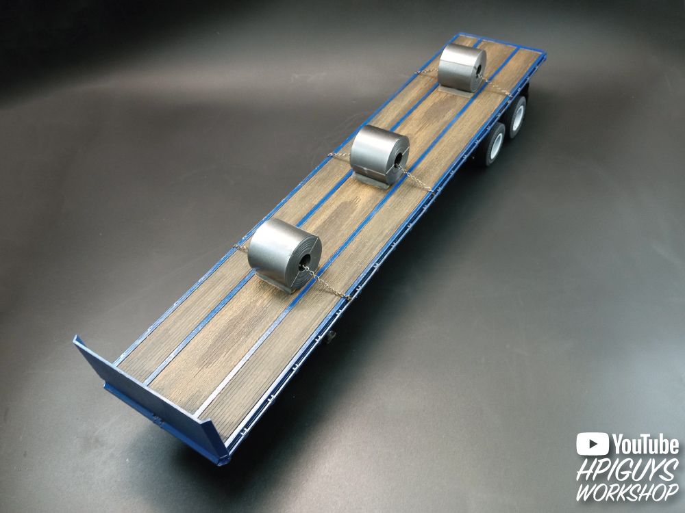AMT 1/25 Fruehauf Flatbed Trailer – image 8
