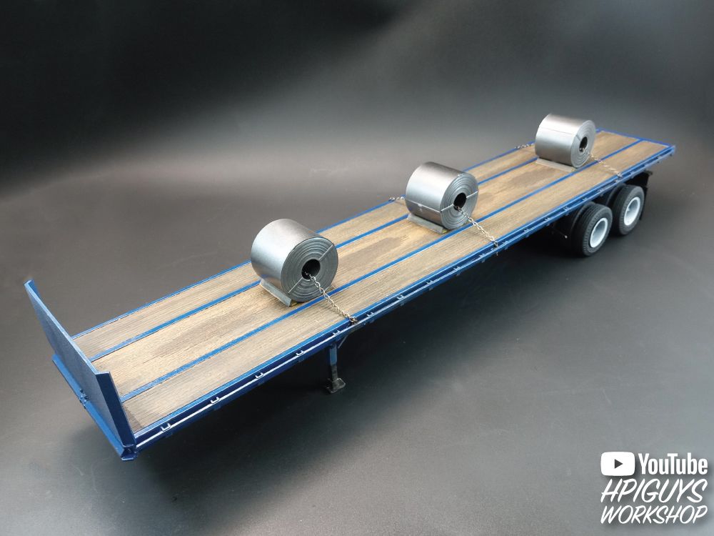 AMT 1/25 Fruehauf Flatbed Trailer – image 9