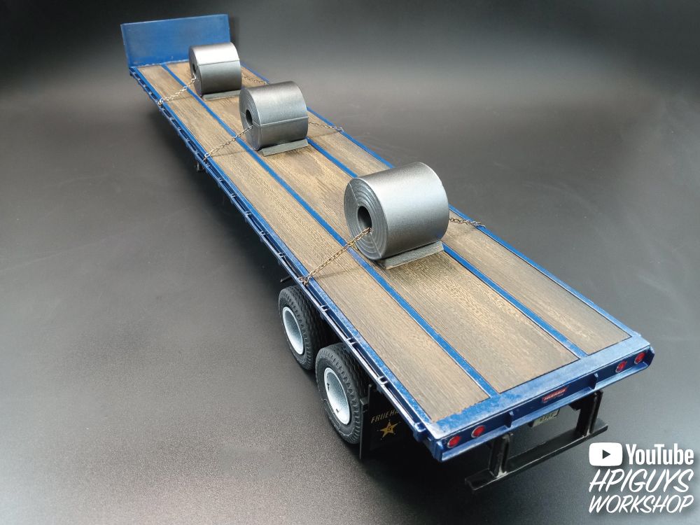 AMT 1/25 Fruehauf Flatbed Trailer – image 11