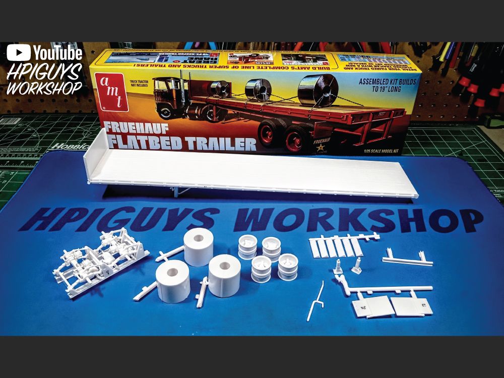 AMT 1/25 Fruehauf Flatbed Trailer – image 12