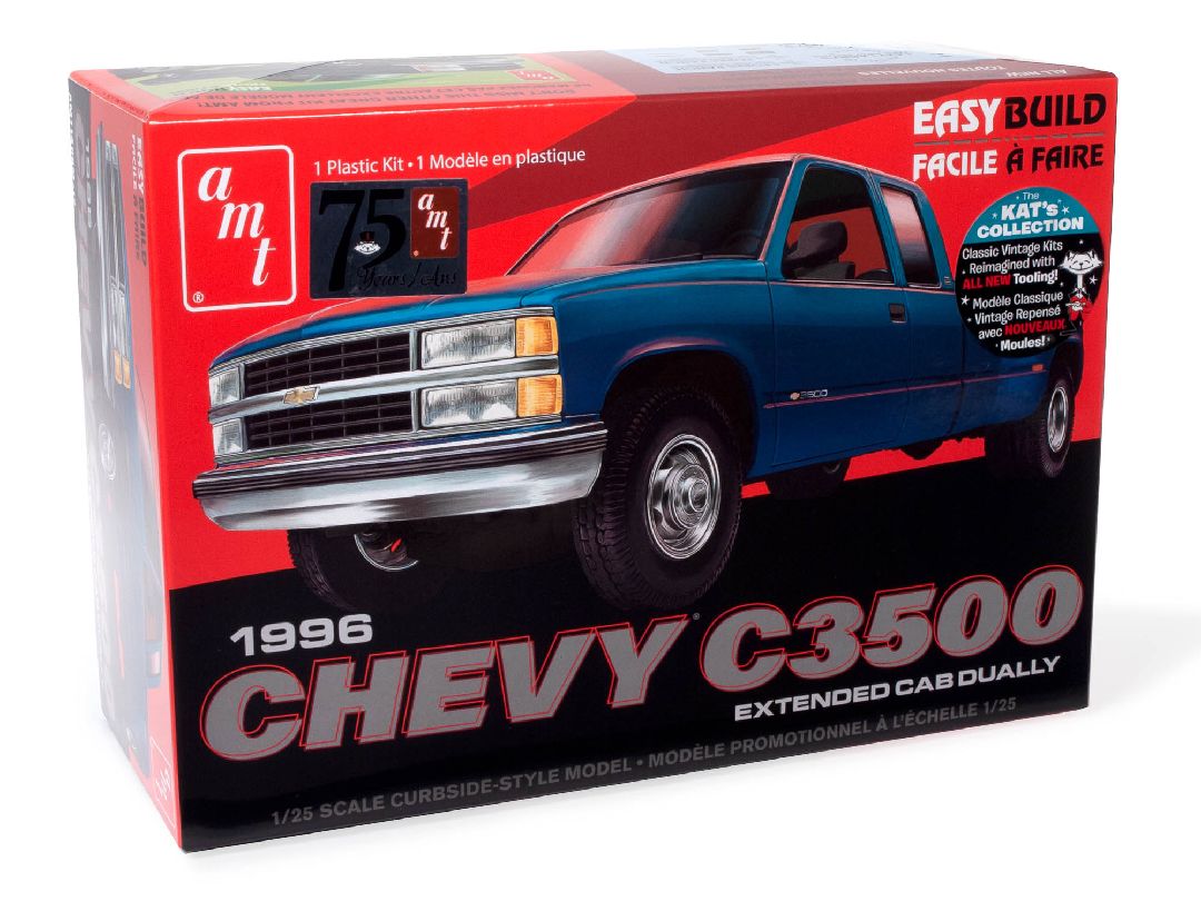 AMT 1/25 1996 Chevrolet C-3500 Dually Pickup Easy Build – image 15