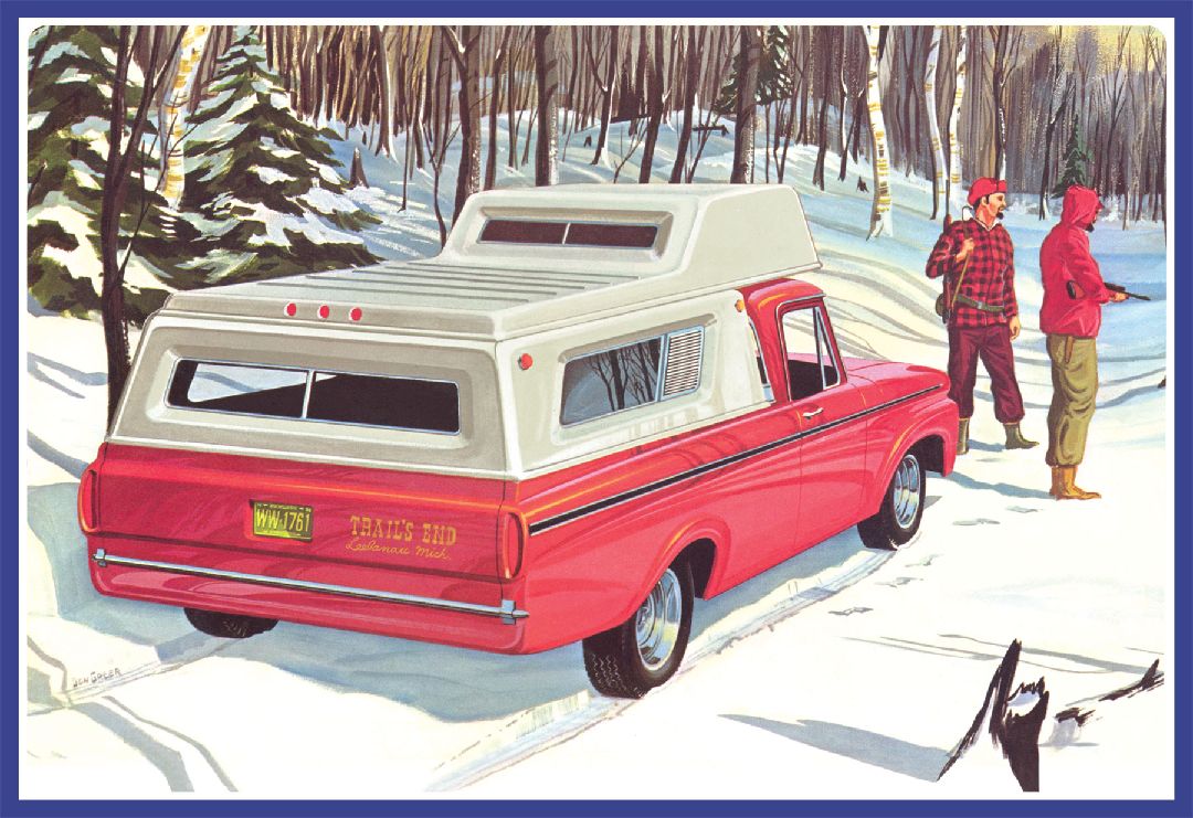 AMT 1/25 1963 Ford F100 Camper Pickup NEW TOOLING – image 2