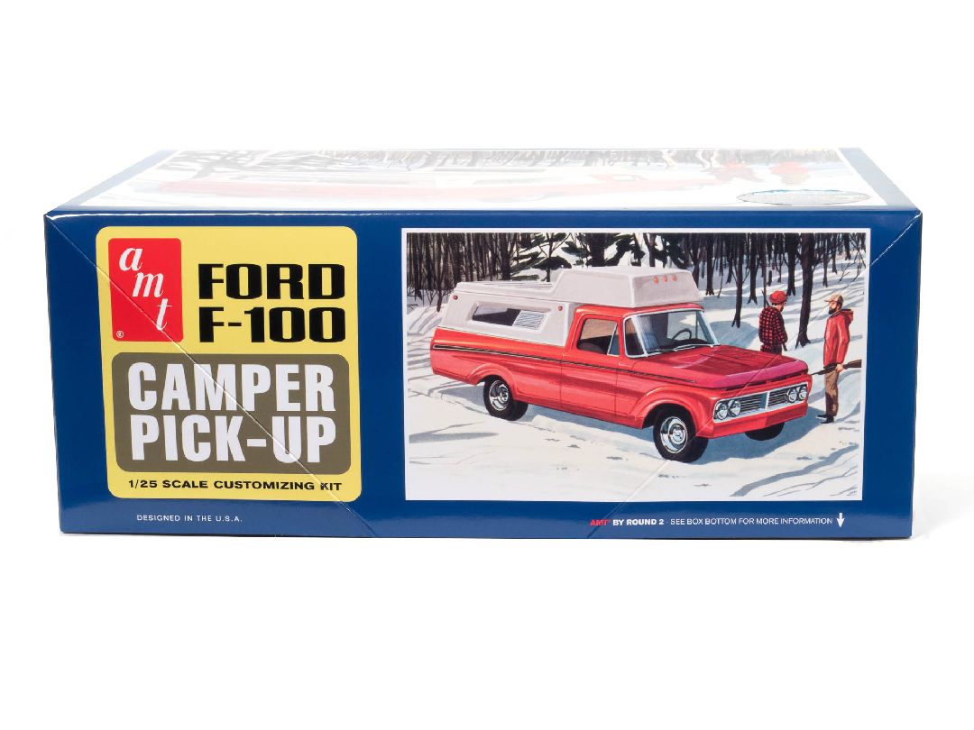 AMT 1/25 1963 Ford F100 Camper Pickup NEW TOOLING – image 9