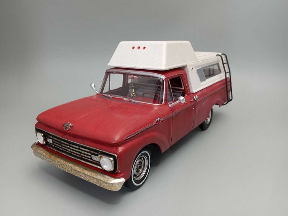 AMT 1/25 1963 Ford F100 Camper Pickup NEW TOOLING – image 15