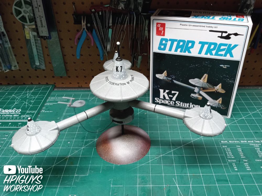 AMT 1/7600 Star Trek K-7 Space Station – image 2
