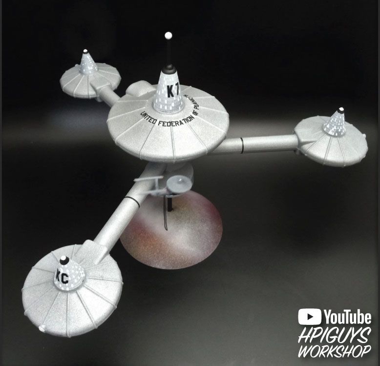 AMT 1/7600 Star Trek K-7 Space Station – image 3