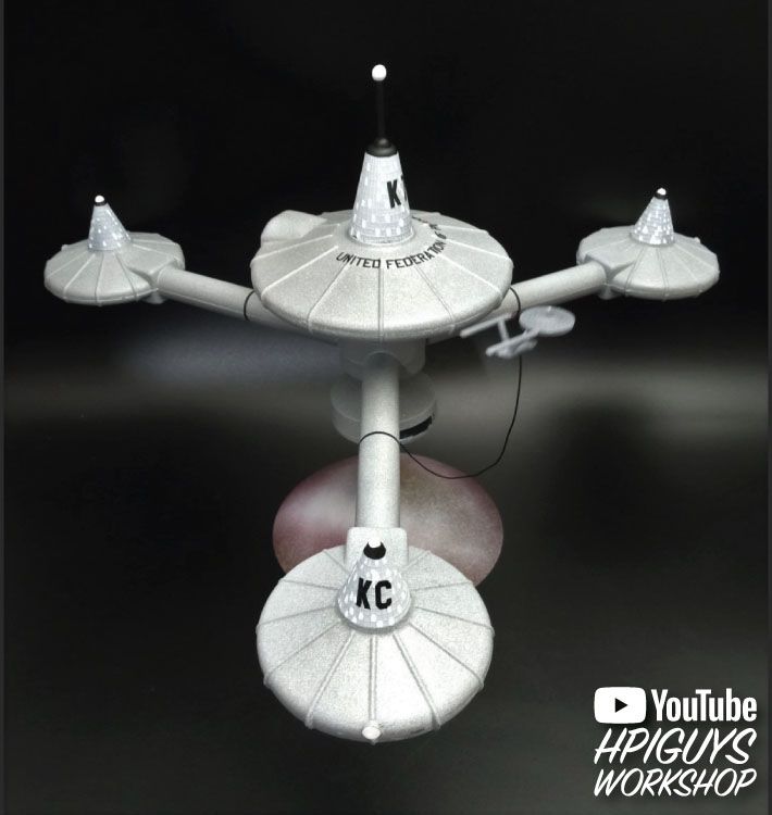 AMT 1/7600 Star Trek K-7 Space Station – image 4