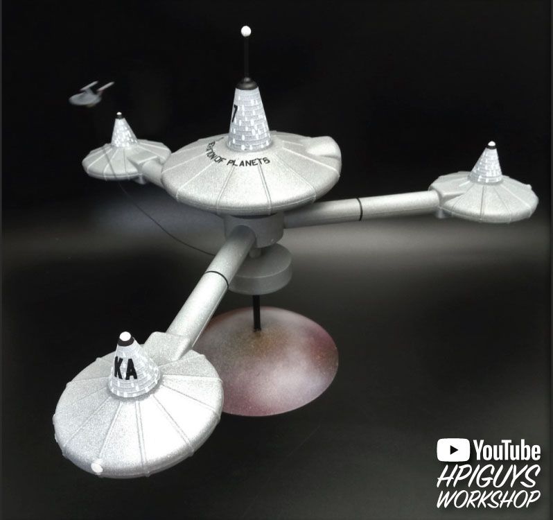 AMT 1/7600 Star Trek K-7 Space Station – image 6