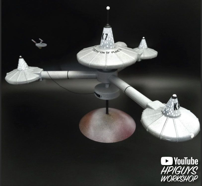 AMT 1/7600 Star Trek K-7 Space Station – image 7