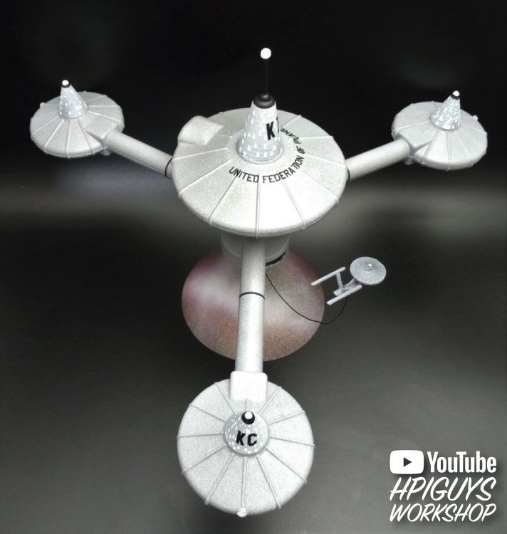 AMT 1/7600 Star Trek K-7 Space Station – image 8