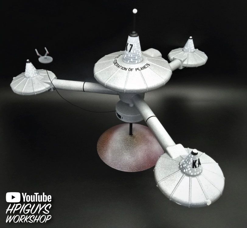 AMT 1/7600 Star Trek K-7 Space Station – image 10