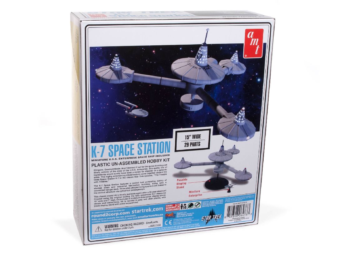 AMT 1/7600 Star Trek K-7 Space Station – image 11