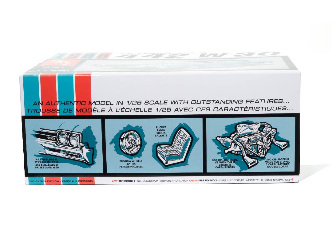 AMT 1/25 1966 Olds 442 Hardtop Model Kit – image 11