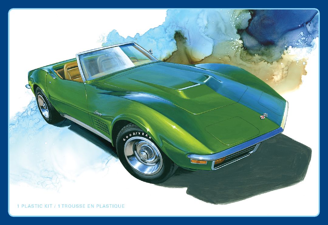 AMT 1/25 1972 Chevy Corvette Roadster Model Kit – image 2