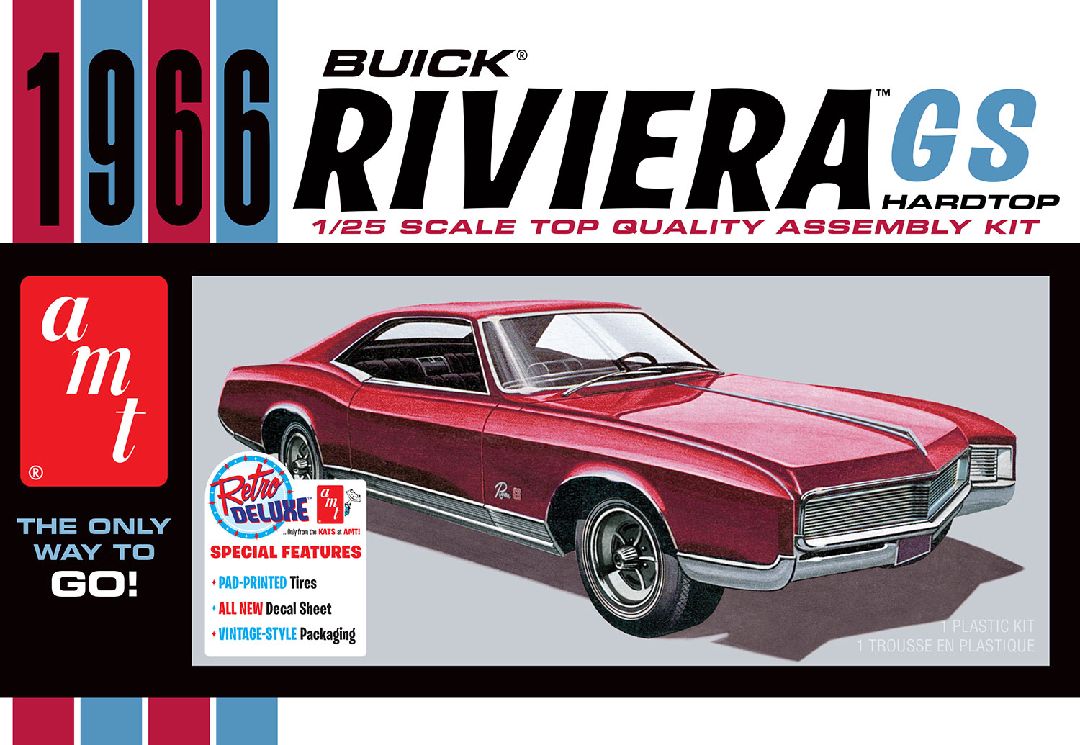 AMT 1/25 1966 Buick Riviera GS (Level 2) – image 5