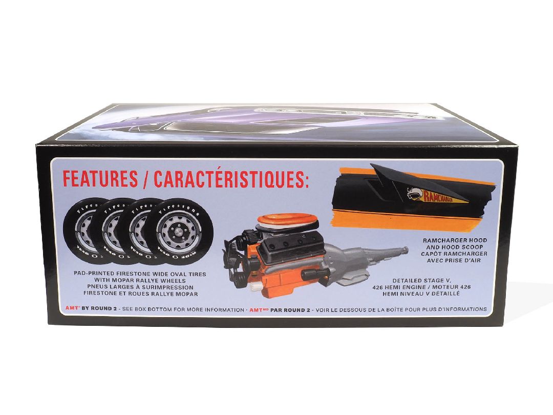 AMT 1/25 1971 Dodge Hemi Charger R/T – image 4