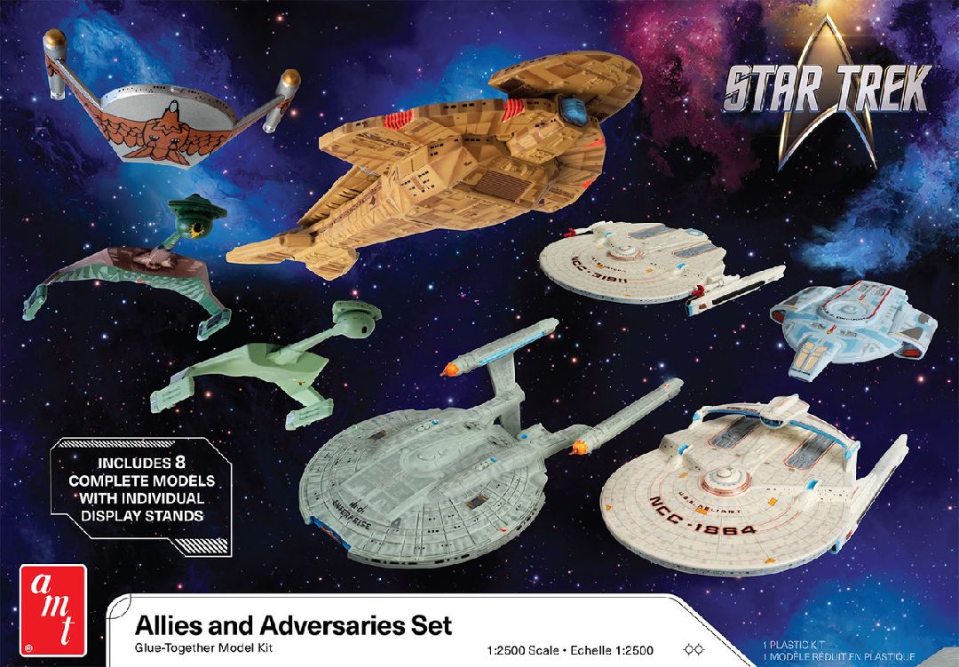 AMT 1/2500 Star Trek Adversaries & Allies Ship Set (Level 2) – image 2