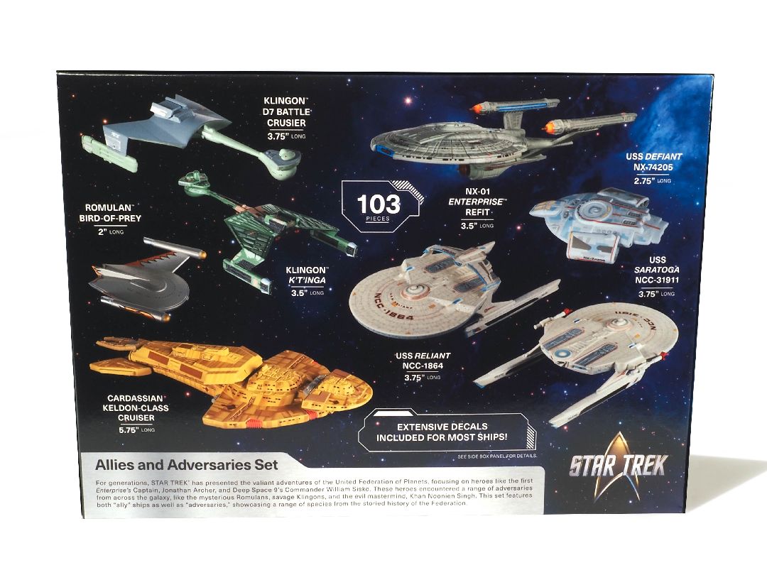 AMT 1/2500 Star Trek Adversaries & Allies Ship Set (Level 2) – image 3