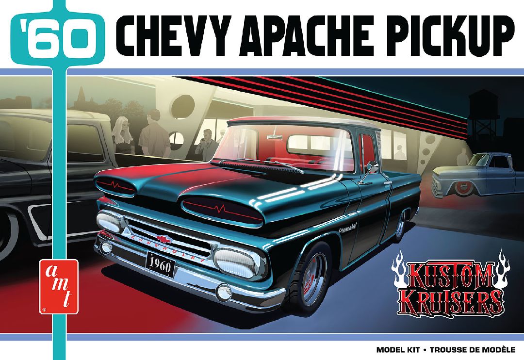 AMT 1/25 1960 Chevy Apache Pickup Street Machine (Level 2) – image 2