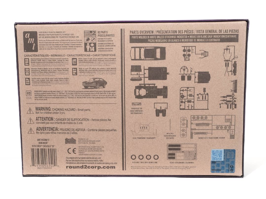 AMT 1/25 1970 Chevy Chevelle John Wick – image 9