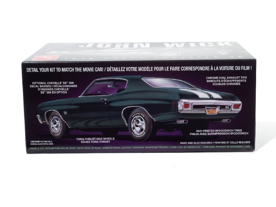 AMT 1/25 1970 Chevy Chevelle John Wick – image 10